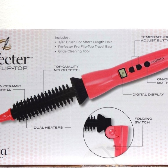 CALISTA PERFECTER PRO DIGITAL FLIP TOP ION STYLER - Picture 3 of 4